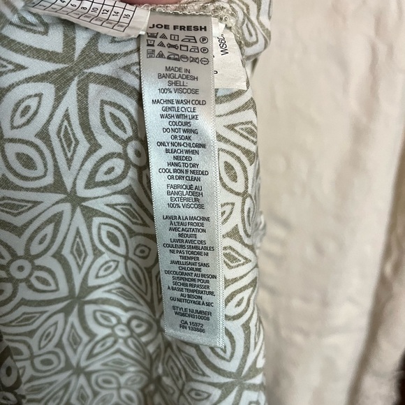 Joe Fresh Pintuck Mini Dress, Size 10 - Picture 6 of 6